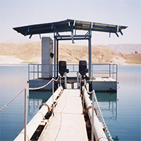 پروژه طراحی ، ساخت ، نصب و راه اندازی اسکله شناور جهت  برداشت آب خام از دریاچه  گرگکش  اندیکا